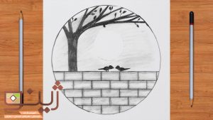 آموزش نقاشی با مداد رنگی